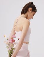 Naked sexy back yoga bra
